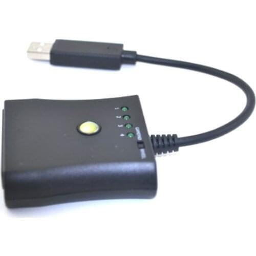 50 pcs a lot New Black Adapter Converter For PS2 Controller to Xbox360 Console Games