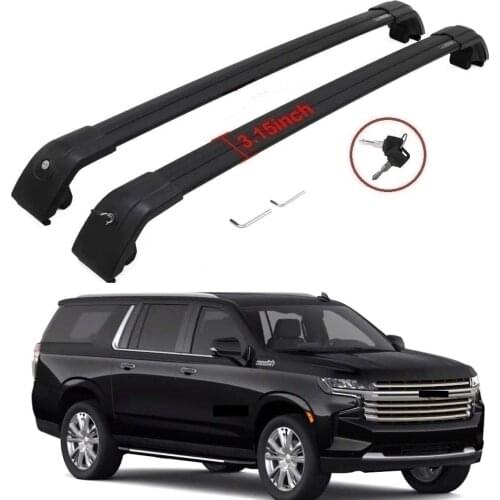 Roof Cargo Racks for Chevrolet Chevy Tahoe 2021 2022 / Cadillac Escalade 2021 roof rack Cross Bars Roof Rail lockable 2
