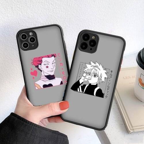 Hisoka hunter x hunter Phone Case For iphone 12 11 8 7 plus mini x xs xr pro max matte transparent cover