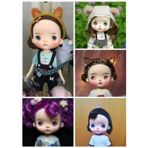 Customized face for holal dolls ,16cm dolls like holal doll