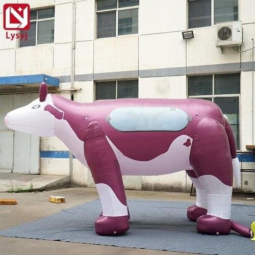 Customized Oxford Giant Inflatable Cattle Bull Ox Replica Model for Advertising