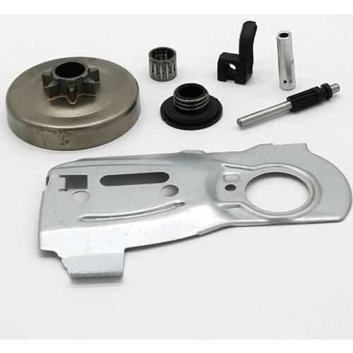 325" 7T Clutch Drum Oil Pump Piston Plate Worm Gear Kit For Husqvarna 340 345 Chainsaw Replacement Parts 503875701 578097901