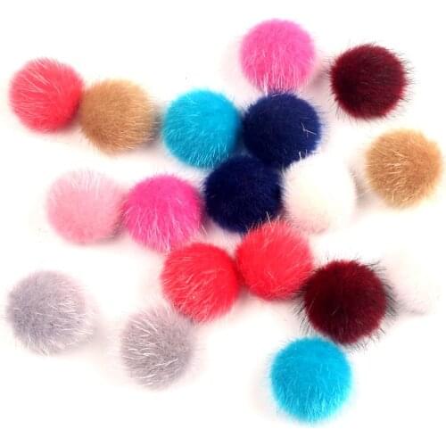 LF 50Pcs Mixed Round Wool Fabric Covered Sewing Buttons For Clothes Needlework Scrapbooking Crafts Decorative Diy Accessories