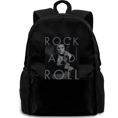 Elvis Presley ROCK AND ROLL Licensed adult All s Print women men backpack laptop travel school adult student