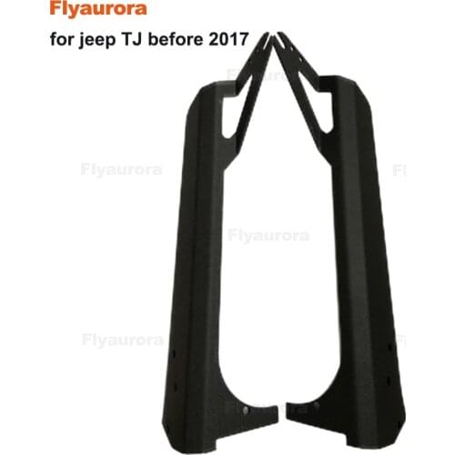 Windshield Mounting Brackets with A-pillar Bracket for 50 inch LED Light Bar for Jeep Wrangler TJ before2017Car Retrofit Styling