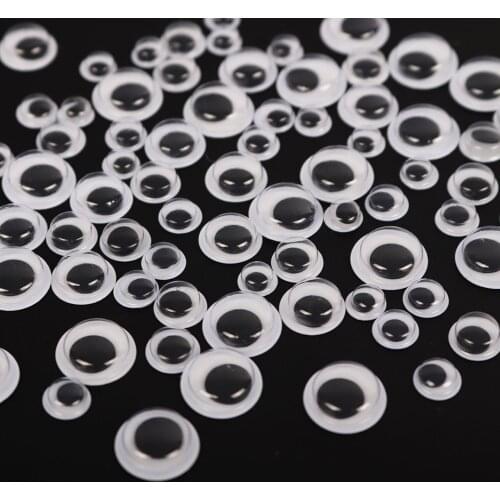 SALE! Lucia crafts 5-20mm Googly Eyes Self-adhesive for Toy Doll Accessories Materials K0858
