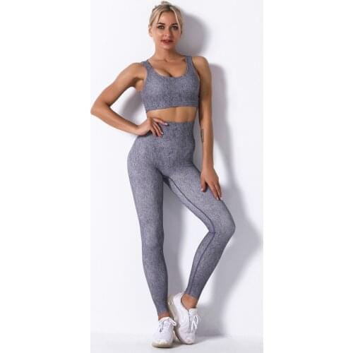 Yoga Clothing Set Sports Suit Women Sportswear Sports Outfit Fitness Set Athletic Wear Gym Seamless Workout Clothes For Female
