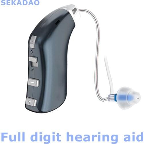 2021 New Best Rechargeable Hearing Aids Ear Audifonos Professional Digital Hearing Aid RIC Hearing Device for Deafness Super Ear