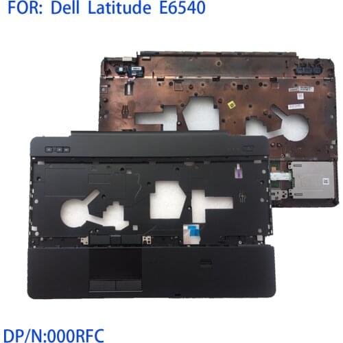 New Genuine For Dell Latitude E6540 Laptop Palmrest keyboard Upper Case Palmrest Touchpad &Fingerprint 000RFC 00RFC