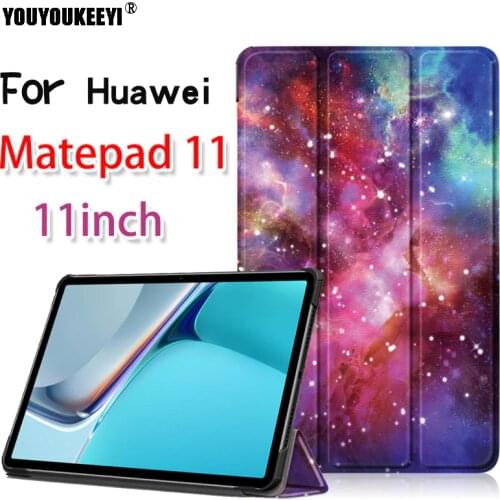 NEW Case For HUAWEI MatePad 11 10.95 inch 2021 Tablet Shell Stand Cover Strong Magnetic Adsorption Case For Matepad 11 Coque