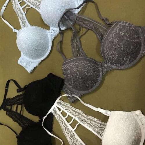 New ladies gather bra set, fashionable sexy glossy underwear set, womens comfortable casual fashionable underwear