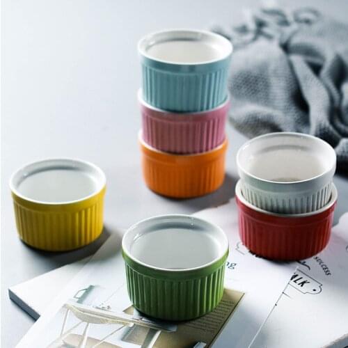 Pudding mould ceramic ice cream ceramic candy baking bowl dessert bowl yogurt bowl baking mould