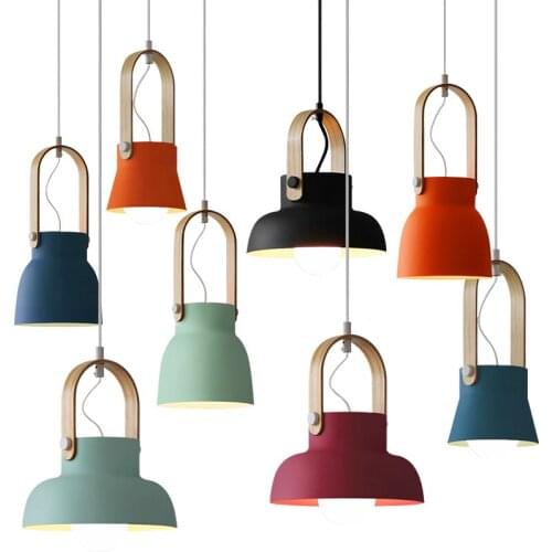 Nordic Loft LED Iron Pendant Lights Restaurant Room Bedroom pendant Lamp Home Indoor Kitchen Fixtures Lighting Luminaire