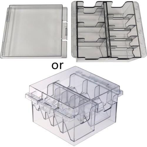 Universal Guide Limit Comb Storage Box Electric Hair Clipper Rack Organizer Case Barber Salon Hairdresser Tool with Lid