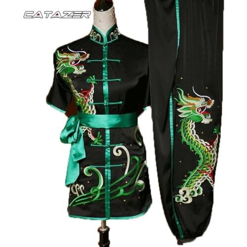 High Quality Embroidery Changquan Tai Chi Suit Shaolin Kung Fu Martial Arts Uniform Custom Tailor Need Your Measurements