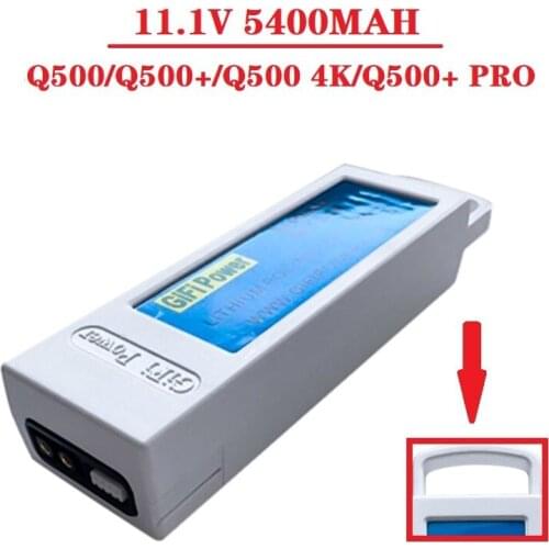 1/2pcs 11.1V 5400mAh GIFI 3s Upgrade Flight Lipo Battery FOR Yuneec Q500/Q500+/Q500 4K/Q500+ PRO 4K RC Drone