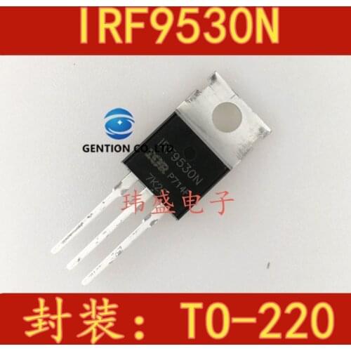 10PCS IRF9530N 14A/100V TO-220 P channel MOS field effect tube in stock 100% new and original