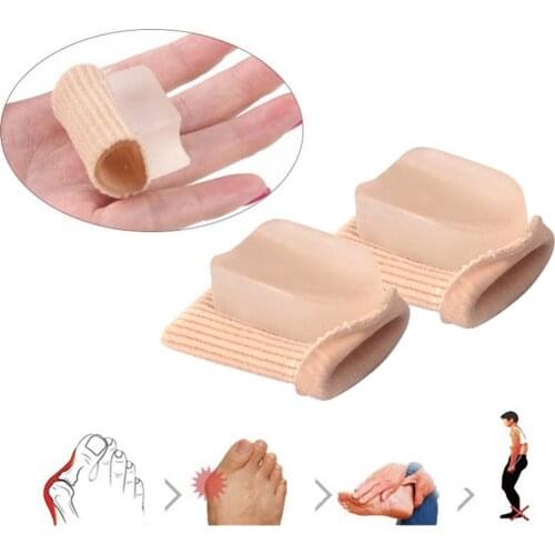 2Pcs/Set Bunion Toe Separator Hallux Valgus Correction Sleeve Hammertoe Straightener Pain Relief Hallux Pedicure Foot Care Tools