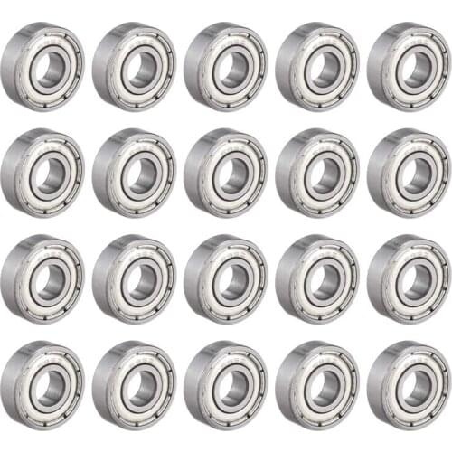695ZZ Deep Groove Ball Bearing Double Shield 5mm x 13mm x 4mm Bearing Steel Bearings (Pack of 20)