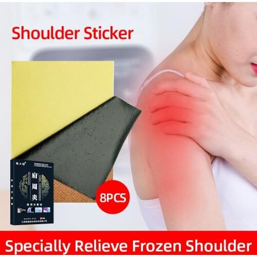 8PC Frozen Shoulder Joint Ache Medical Cold-Compress Stickers Knee Waist Back Pain /Muscle Bone Sore Relief Care