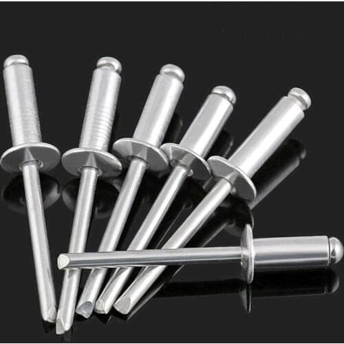M6.4*12/16/20/25mm Open Type, Aluminum Core Pulling Rivets, Core Pulling Liu Nail, Aluminum Rivets