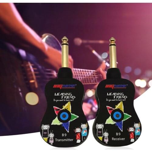 Guitar Wireless System Audio Transmitter Receiver Wireless Transceiver Guitar Wireless Receiver Rechargeable
