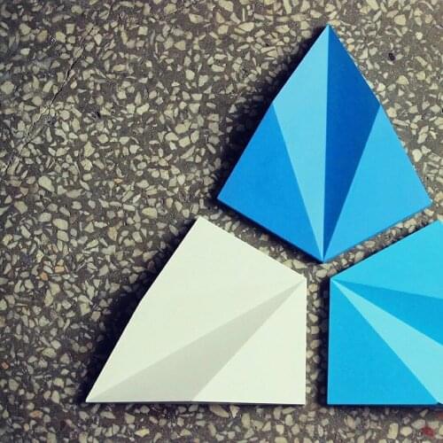 Cement wall brick silica gel mould concrete geometry home decoration handicraft