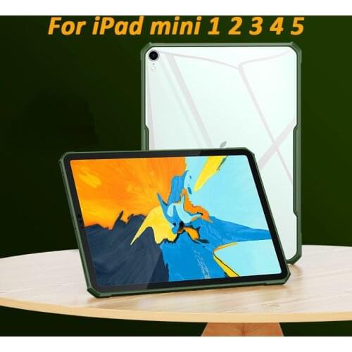 For iPad mini 5 mini 4 Case Cover iPad Case With Pen Slot for mini 1 2 3 Soft Silicone Case Cover mini 2 mini 3 Transparent Case