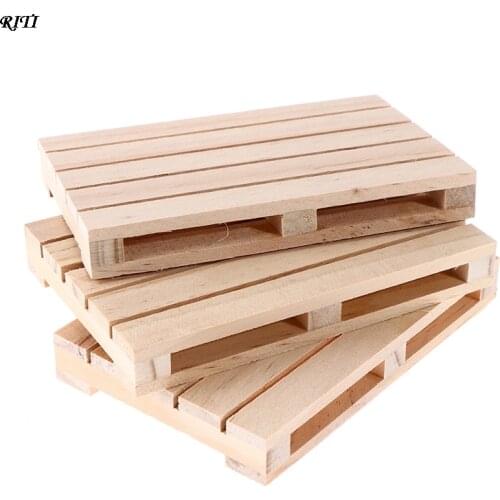 Mini Wooden Pallet Beverage Coasters For Hot And Cold Drinks Wood Pallet Insulation Pad Cup Coaster Pot Cushion Craft Decoration