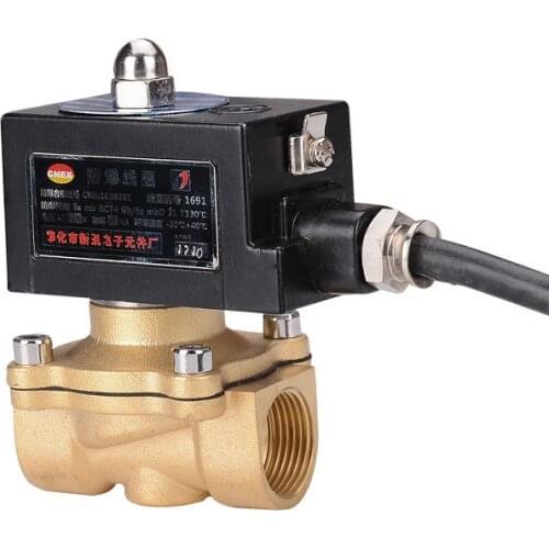 Pure Copper Two way Electromagnetism electric water pneumatic solenoid Valve coil The Conduit Coal Gas 1 Inch Explosion proof