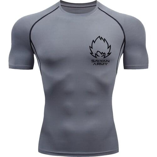 Rashguard MMA Boxing T Shirts Men BJJ Kickboxing Shirts Printing Fighting Boxing Jerseys Gym Running Jogging Cycling Men T Shirt