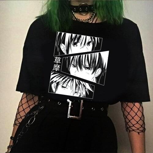 Fruits Basket Cute Anime T Shirt Women Casual Harajuku Tee Oversize T-Shirt Summer 2021 Men Japan Clothes T Shirts