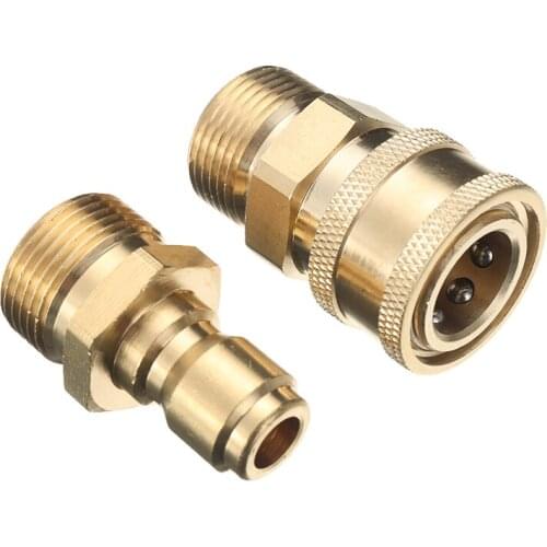 Brass Pressure Washer Swivel Joint M22 Thread 3/8inch Fitting Hose Sprayer Connector Watering Garden Accessories