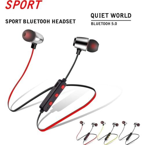 Magnetic Earphones Wireless In-Ear Headsets Bluetooth 5.0 Stereo Earbuds Neckband Sport Wireless Headphones with Microphone 28