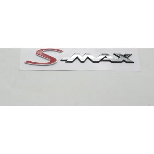 New For Ford S-MAX Badge Emblem Car Rear Trunk Lid S Max Letters Logo Nameplate Sticker