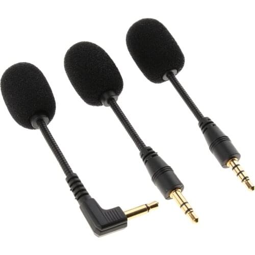 3.5mm Mini Wired Condenser Microphone for Smartphone Microphone Recording