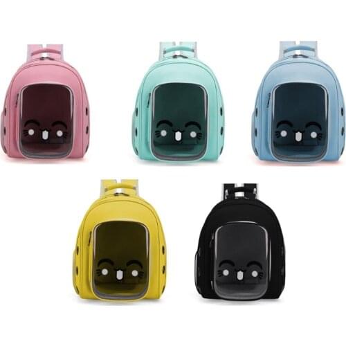 Transparent Out Pet Bag Portable and Wearable Carry Small Dogs Cats for Biking Outdoor Walking Meeting Friend