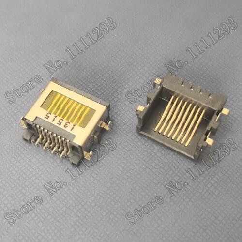 5pcs/lot Network Connector / Ethernet port / LAN Jack Connector for Dell Vostro 5459 5460 5470 5480 5560 RJ45 Port 8-pin
