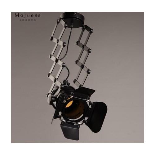 Modern Suspension Luminaire Retro American Industrial Cameras Clips Pendant Light Balcony Study Bedroom Scandinavian