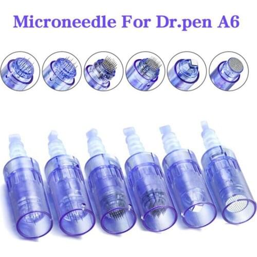 FDA 10pcs Dr. Pen Ultima A6 Needle Cartridge Electric Derma Bayonet Cartridges 9 12 24 36 42 Pin Nano Needle Micro Needling