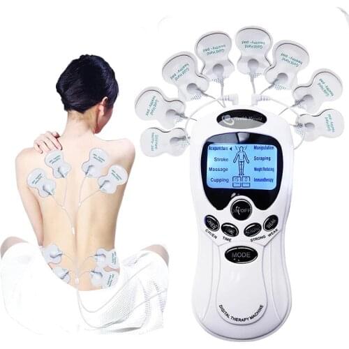 Healthy Care Full Body Acupuncture Electric Therapy Massager Meridian Physiotherapy Massager Apparatus Massager with gloves