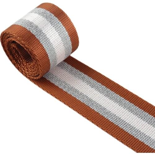 1.5"Glitter webbing Cotton Webbing Medium Heavy Weight for Key Fobs, Purse Straps, Belting