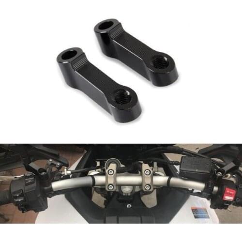 10MM Motorcycle Rearview Mirrors Extension Riser Extend Adapter Motorbike Accessories Motocross Mirror Extender Adaptor