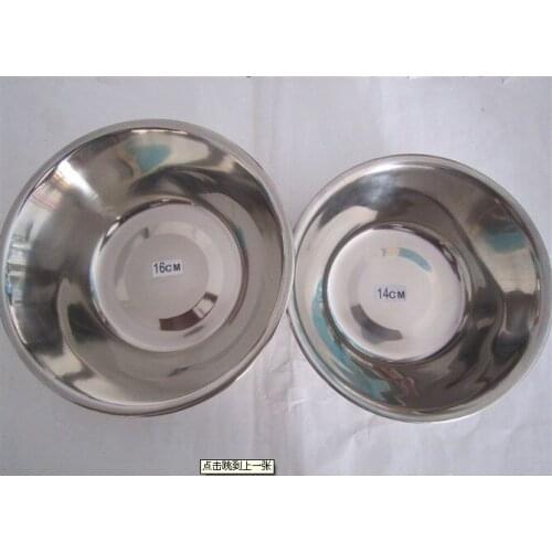 14cm 16cm Medical dressing bowl high quality steel dressing bowl basin tweezers bowl iodophors stainless steel bowl