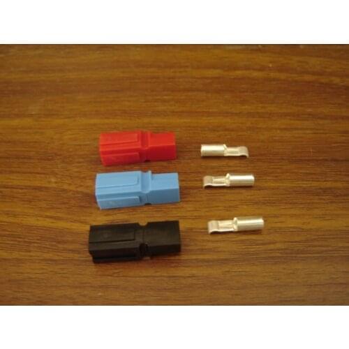 Genuine Anderson Powerpole PP15 15A PP15A PP 15 600V Connector Red 1395 / Black 1395G1 / Blue 1395G4 With #16/20 AWG Contacts