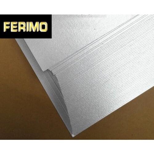 A4 Pearlescent Business Card Paper Ice White Pearl Paper Birthday Party DIY Folded Special Paper Gift Wrapper Decor Cards 50pcs