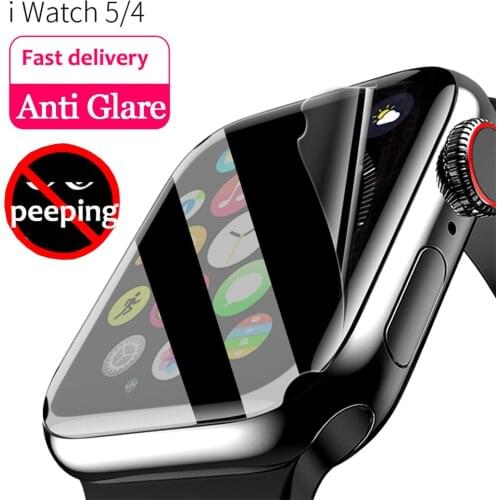 Anti Glare Watch case cover For Apple Watch 6 5 Bands case 42mm 38mm Screen Protector 40mm 44mm for iWatch Series 6 5 1/2/3/4