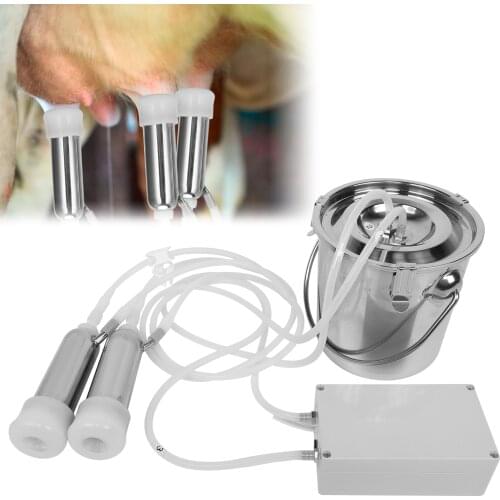 Reliable 100‑240V Milking Machine Portable Rubber Milking Machine for Milking Device Impulse Cow Milking