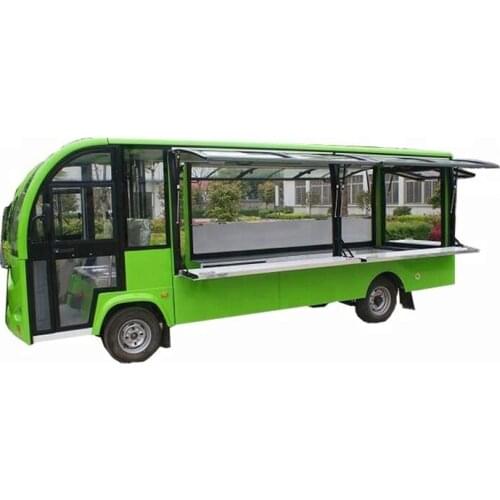 Customized electric mobile food trucks hot sale mobile food cart food truck trailer with high power electric truck for sale