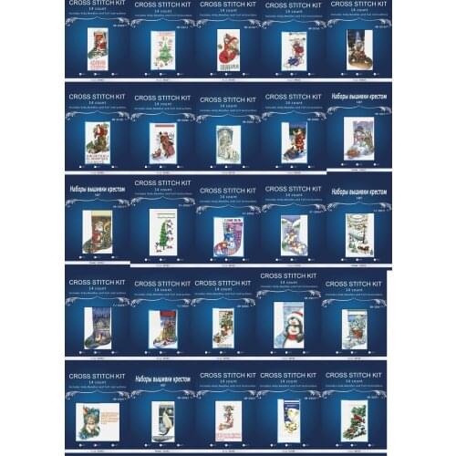 Smilar DIM 10 patterns Counted Cross Stitch Cartoon Cross Stitch 11CT 14CT Cross-Stitch Kit Handmade Embroidery